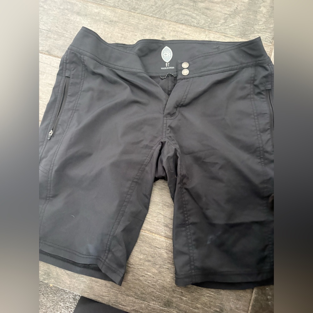 Club Ride Apparel Black Athletic Pants with Branded Buttons